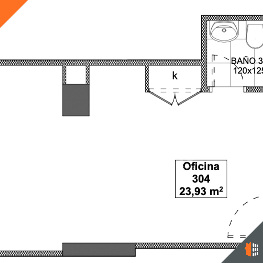 Las Condes, Región Metropolitana, ,1 BañoBathrooms,Oficina,En Venta,2075