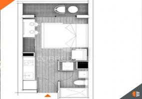 Santiago, Región Metropolitana, 1 Dormitorio Habitaciones, ,1 BañoBathrooms,Departamento,En Venta,2143