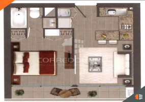 Estación Central, Región Metropolitana, 1 Dormitorio Habitaciones, ,1 BañoBathrooms,Departamento,En Venta,2262