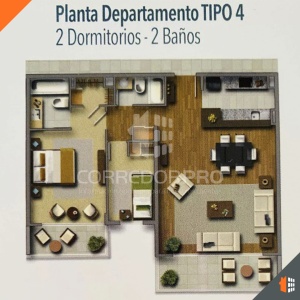 Peñalolén, Región Metropolitana, 2 Habitaciones Habitaciones, ,2 BathroomsBathrooms,Departamento,En Venta,2309